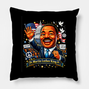 Dr. Martin Luther King Jr. Civil Rights Celebration Art Pillow