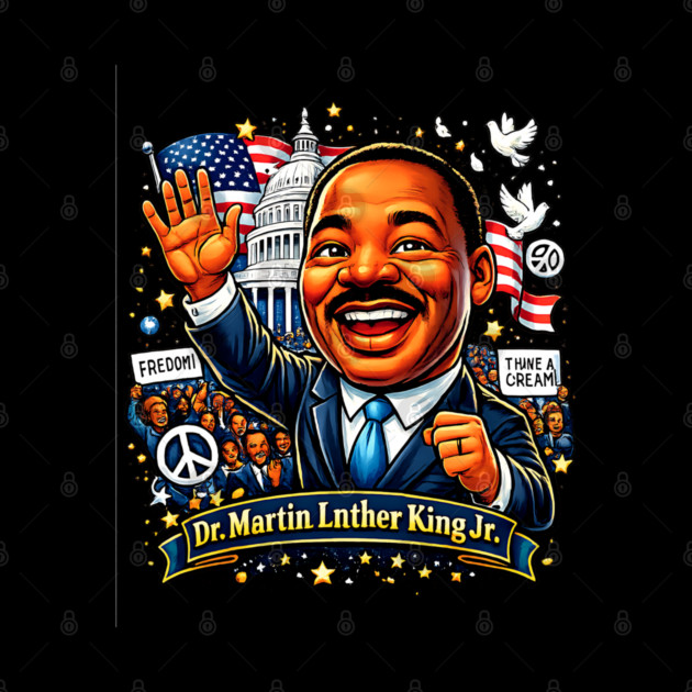 Dr. Martin Luther King Jr. Civil Rights Celebration Art by UrbanLifeApparel