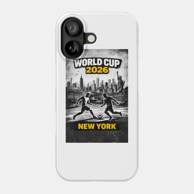 New York Urban Soccer – World Cup 2026 Edition Phone Case by Amlal N Udrar