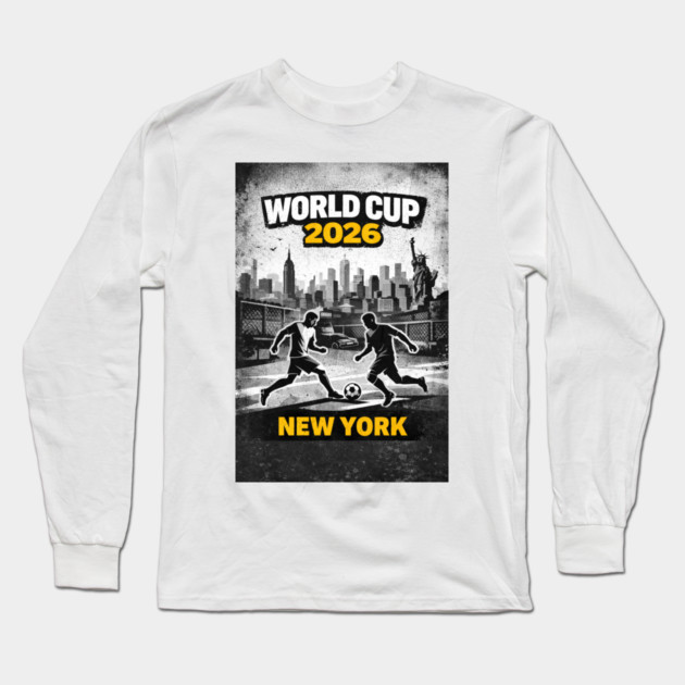New York Urban Soccer – World Cup 2026 Edition Long Sleeve T-Shirt by Amlal N Udrar
