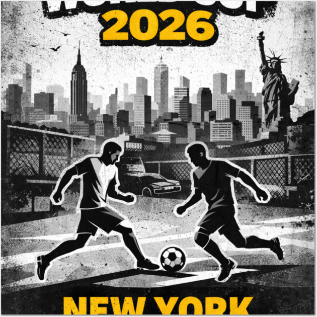 New York Urban Soccer – World Cup 2026 Edition Wall Art by Amlal N Udrar