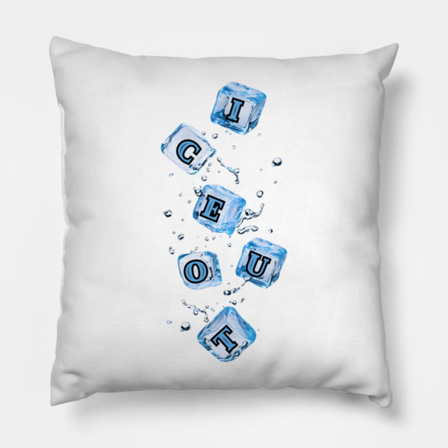 ice-out Pillow by Creatifly Graphic Tees