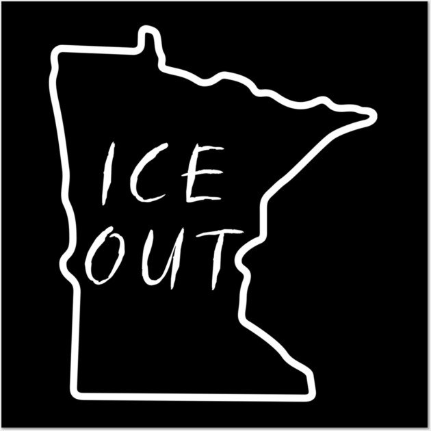 ice-out Wall Art by Creatifly Graphic Tees