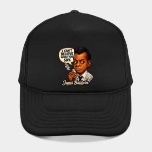 James Baldwin Truth Teller Literary Icon Illustration Hat