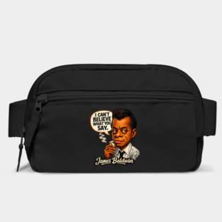 James Baldwin Truth Teller Literary Icon Illustration Bag
