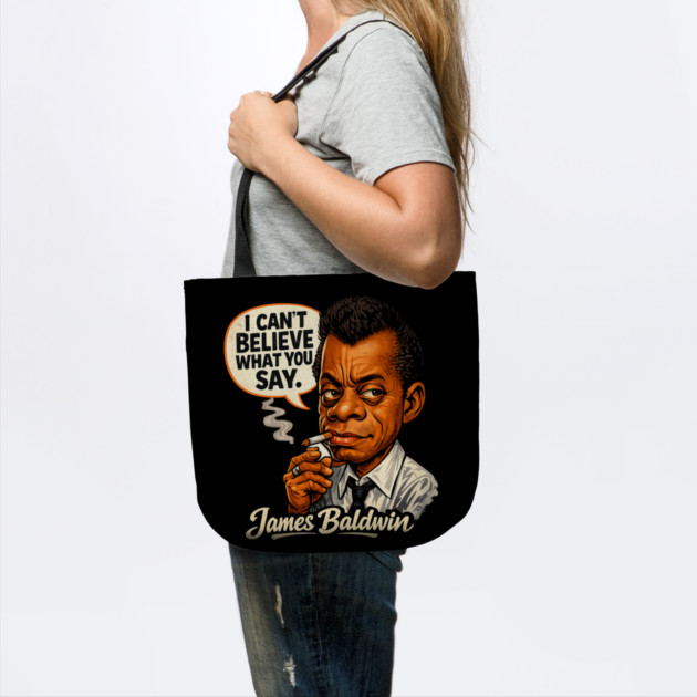 James Baldwin Truth Teller Literary Icon Illustration by UrbanLifeApparel