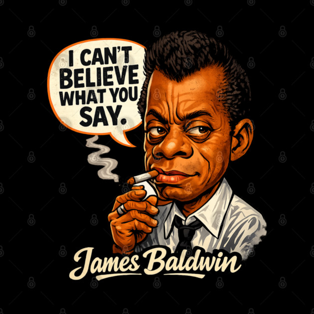 James Baldwin Truth Teller Literary Icon Illustration by UrbanLifeApparel