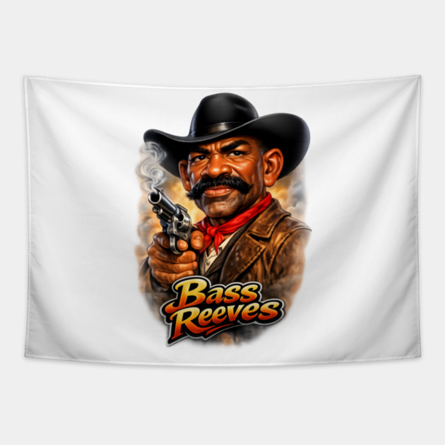 Bass Reeves Legendary Frontier Lawman Tapestry by UrbanLifeApparel