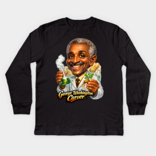 George Washington Carver Inventor & Scientist Kids Long Sleeve T-Shirt