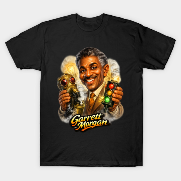 Garrett Morgan Inventor & Safety Pioneer T-Shirt by UrbanLifeApparel