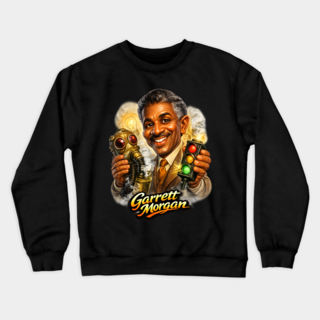 Garrett Morgan Inventor & Safety Pioneer Crewneck Sweatshirt by UrbanLifeApparel