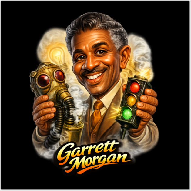 Garrett Morgan Inventor & Safety Pioneer Wall Art by UrbanLifeApparel