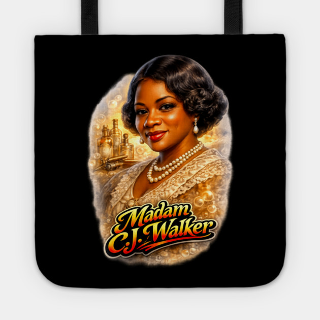 Madam C.J. Walker Beauty Entrepreneur Legacy Tote by UrbanLifeApparel
