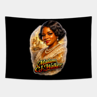 Madam C.J. Walker Beauty Entrepreneur Legacy Tapestry