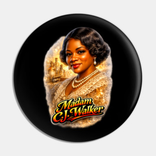 Madam C.J. Walker Beauty Entrepreneur Legacy Pin