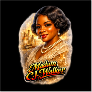 Madam C.J. Walker Beauty Entrepreneur Legacy Posters and Art