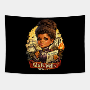 Ida B. Wells Justice & Truth Journalism Tapestry