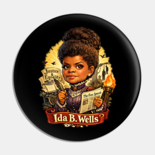 Ida B. Wells Justice & Truth Journalism Pin