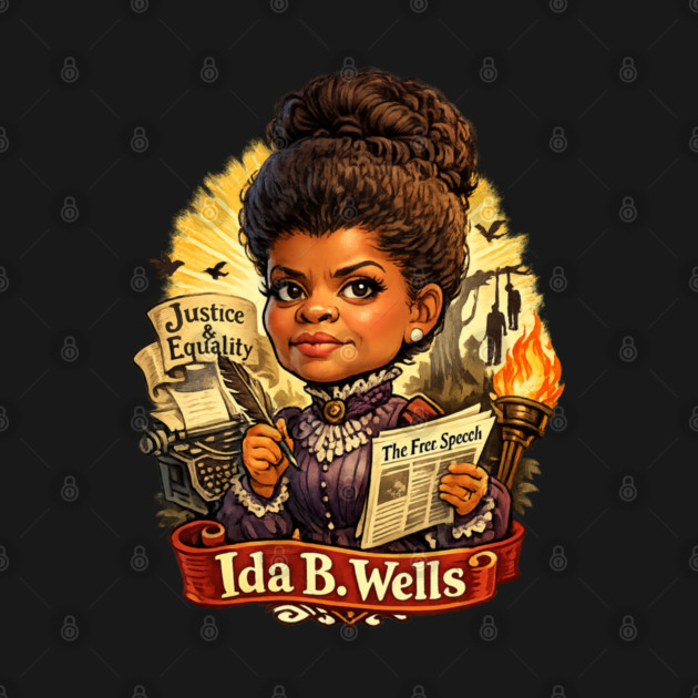 Ida B. Wells Justice & Truth Journalism by UrbanLifeApparel