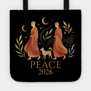 Walk for Peace Monks with Aloka Tote