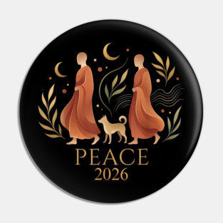 Walk for Peace Monks with Aloka Pin