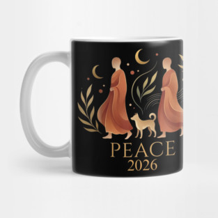 Walk for Peace Monks with Aloka Mug