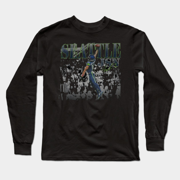 JSN Seattle-Seahawks Jaxon Smith Long Sleeve T-Shirt by dtr_art