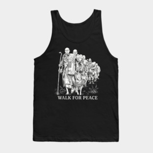 Walk for Peace Monks with Aloka Tank Top