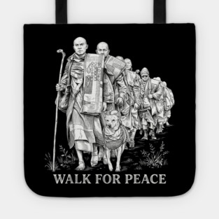 Walk for Peace Monks with Aloka Tote