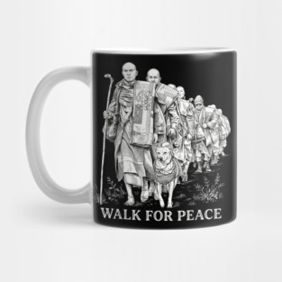Walk for Peace Monks with Aloka Mug