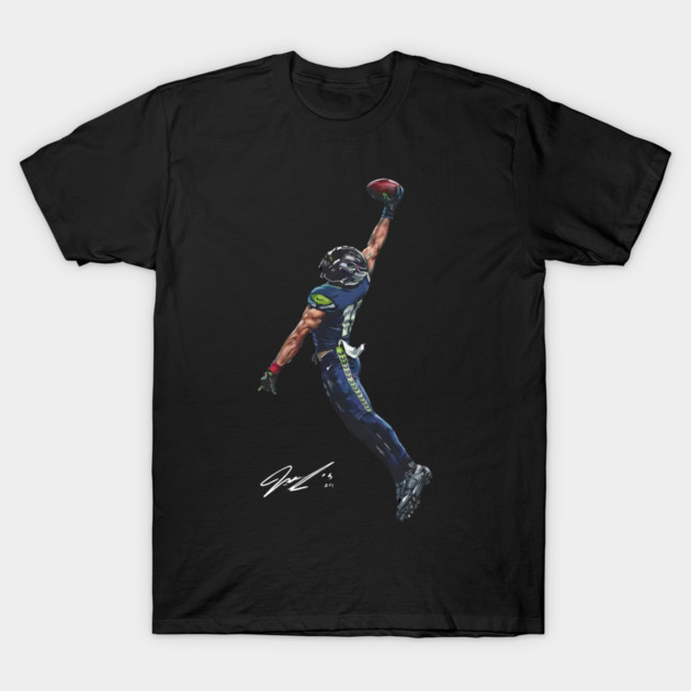JSN Seattle-Seahawks Jaxon Smith Njigba JUMP T-Shirt by dtr_art