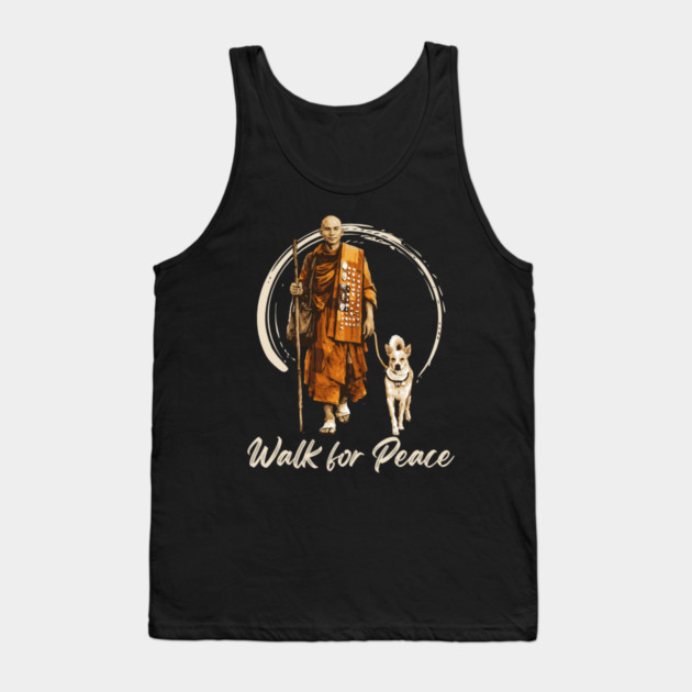 Walk for Peace Monks with Aloka Tank Top by dtr_art