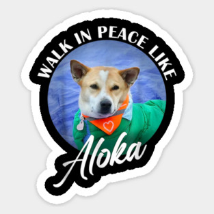 Walk for Peace Monks with Aloka Sticker