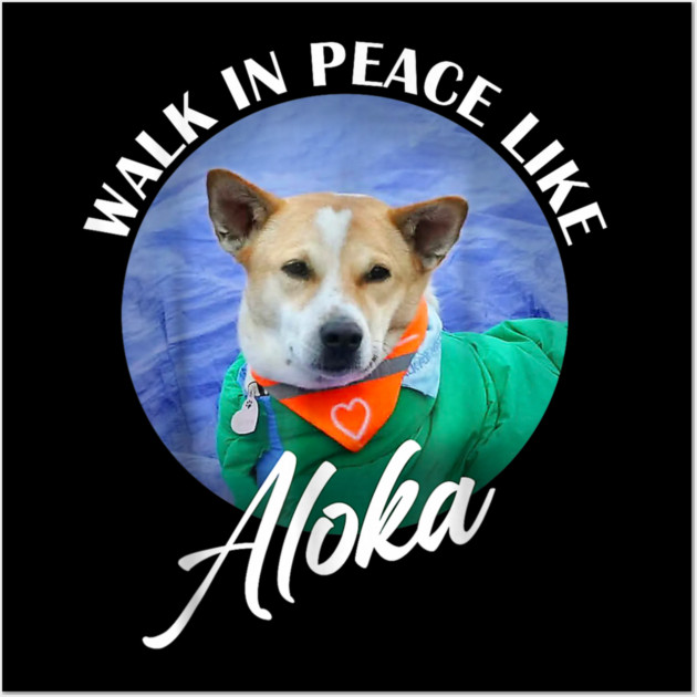 Walk for Peace Monks with Aloka Wall Art by dtr_art