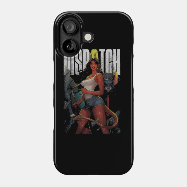 Dispatch Game 2025 Lettering Phone Case by dtr_art