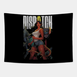 Dispatch Game 2025 Lettering Tapestry