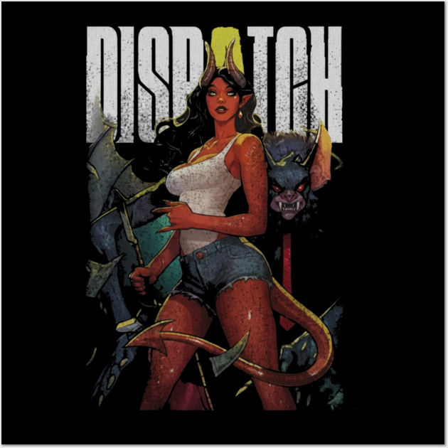 Dispatch Game 2025 Lettering Wall Art by dtr_art