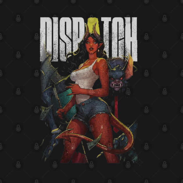 Dispatch Game 2025 Lettering by dtr_art