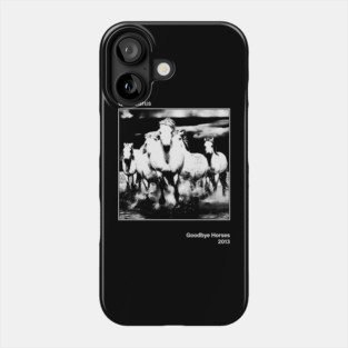 Goodbye Horses - Q Lazzarus \\\ Vintage BW Minimalist Phone Case
