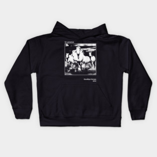 Goodbye Horses - Q Lazzarus \\\ Vintage BW Minimalist Kids Hoodie