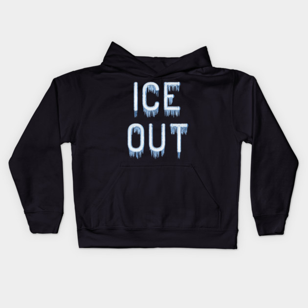 ice-out Kids Hoodie by Creatifly Graphic Tees