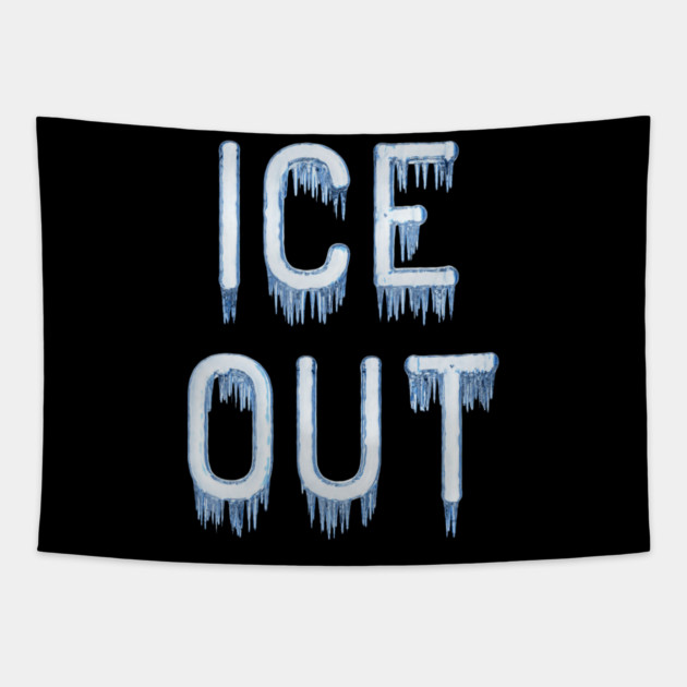 ice-out Tapestry by Creatifly Graphic Tees