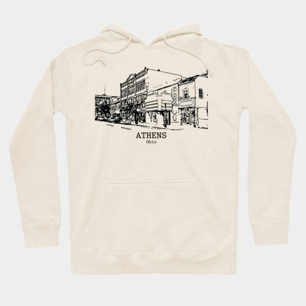 Athens - Ohio Hoodie by Lakeric