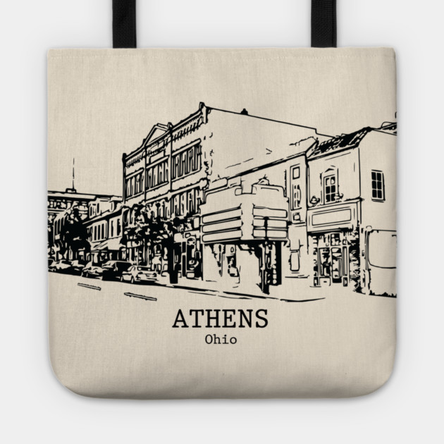 Athens - Ohio Tote by Lakeric