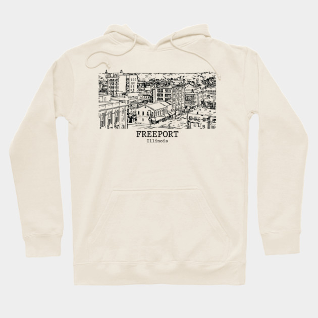 Freeport - Illinois Hoodie by Lakeric
