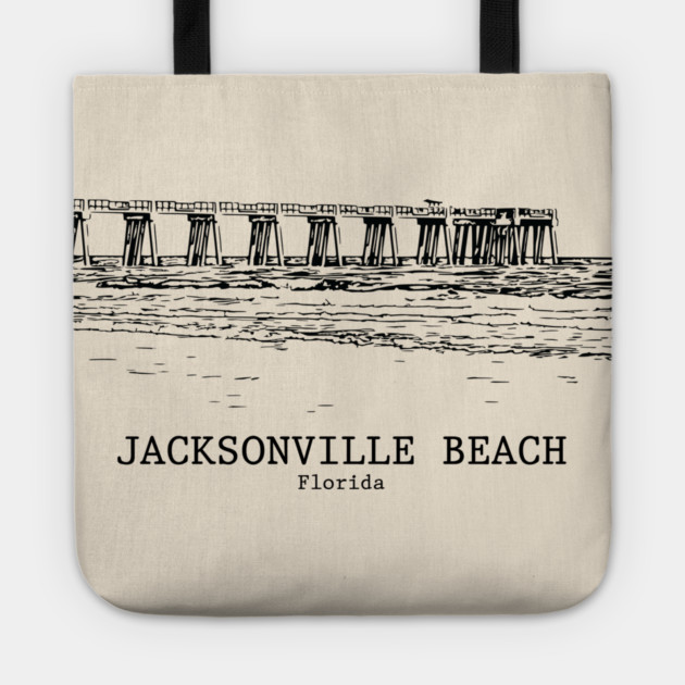 Jacksonville Beach - Florida Tote by Lakeric