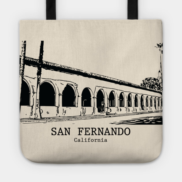 San Fernando - California Tote by Lakeric