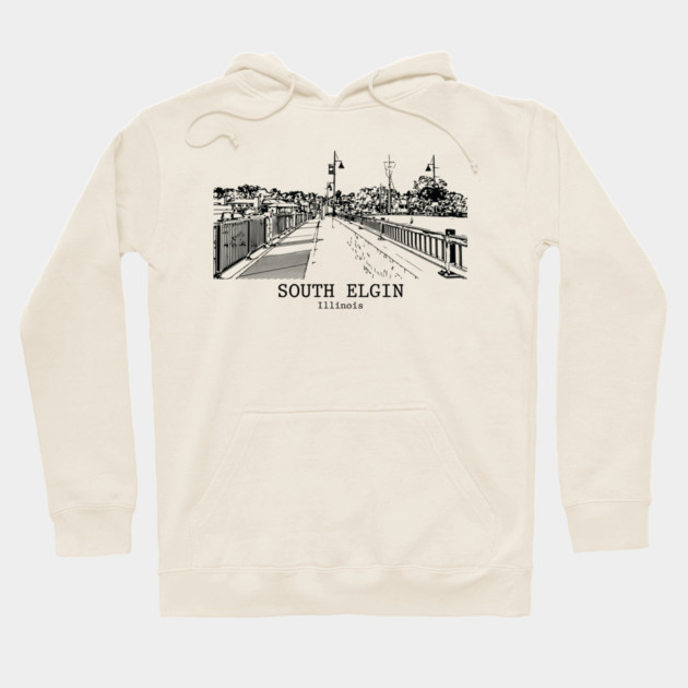 South Elgin - Illinois Hoodie by Lakeric