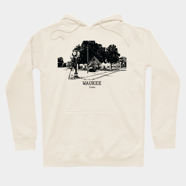 Waukee - Iowa Hoodie by Lakeric