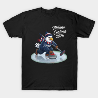 USA Italy Winter 2026 T-Shirt
